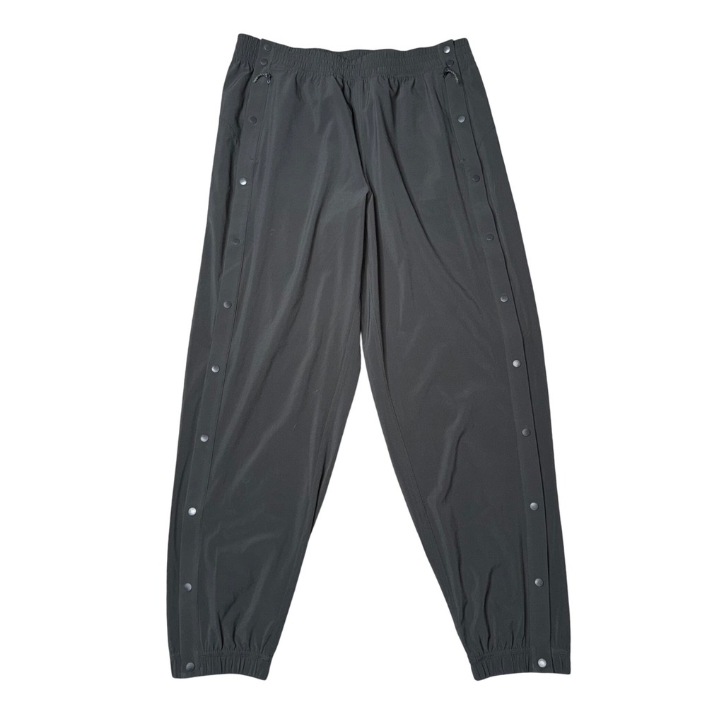 Lululemon Lab Break Away Jogger Womens 8 Black Good Side Snap Button LW5GAXS